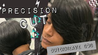 MOM BOB QUICKWEAVE CUT with PRECISION [upl. by Moureaux]