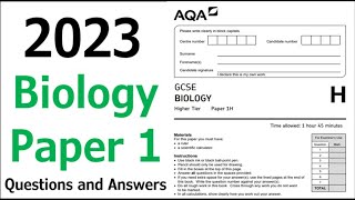 Paper 1 BIOLOGY GCSE Common Questions and ANSWERS [upl. by Ahselaf]