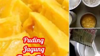 Resepi Puding Jagung Kastard Tanpa Telur Paling Mudah 6 Bahan Sekejap Je Dah Siap [upl. by Zach]