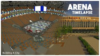 Minecraft Indoor Arena  Realistic City Project Timelapse [upl. by Nauht]