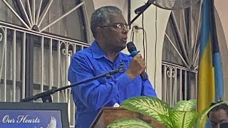 Fred Mitchell speaking at the funeral of Robert Knowles of Armbrister St Fox Hill [upl. by Nage228]