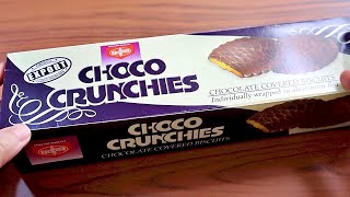 Filipino Junk Food Snacks 1 Fibisco CHOCO CRUNCHIES  Pinoy Favorites [upl. by Llig923]