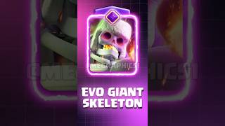 EVO Giant Skeleton💀 clashroyale [upl. by Buddie]