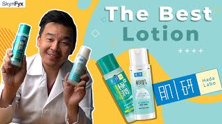 Hada Labo Blemish amp Oil Control Lotion vs Hada Labo Mild Peeling Lotion [upl. by Uela]