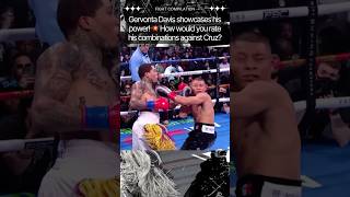 Davis vs Cruz  Fight Highlights boxing sports shorts GervontaDavis IsaacCruz [upl. by Eylhsa]