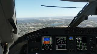 Xplane 12 E175 Landing at MSPKMSP [upl. by Ielirol]