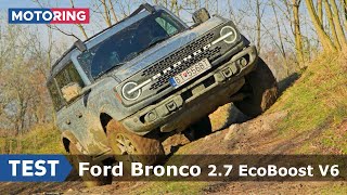 TEST  Ford Bronco 27 EcoBoost V6 e4WD  Terénna legenda konečne aj v Európe  Motoring TA3 [upl. by Schmitt427]