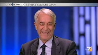 Otto e mezzo  LItalia e il ciclone Le Pen Puntata 24032014 [upl. by Leena625]