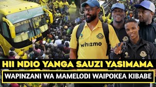 TAZAMA WAPINZANI WA MAMELODI WALIVYOIPOKEA YANGA SAUZISHANGWE BARABARA ZAFUNGWASKUDU AIMBWA [upl. by Peri612]