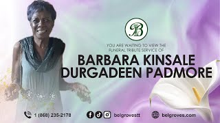 Barbara Kinsale Durgadeen Padmore Tribute Service [upl. by Cullie]