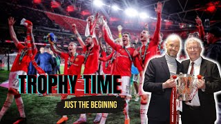 UNITED carabao cup Winners  Fergie Time  Erik ten hag is magician [upl. by Ytirahs]