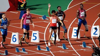 男子100m T64 決勝大島健吾が4着：KOBE 2024 世界パラ陸上選手権大会 [upl. by Philine]