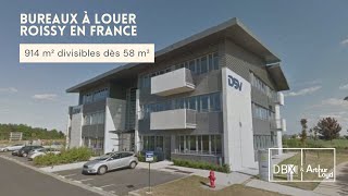 Bureaux à louer  Roissy en France  914 m² divisibles [upl. by Pages803]