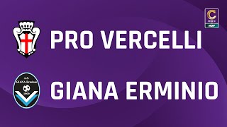 Pro Vercelli  Giana Erminio 01  Gli Highlights [upl. by Jenkins213]