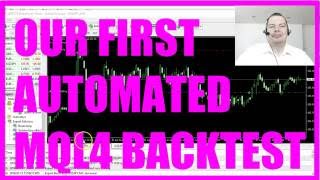 MQL4 Tutorial Bootcamp 1  11 Speed up your trading experience with backtesting [upl. by Karisa42]