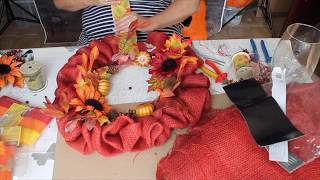 Tip of the day DIY fall wreath [upl. by Aehcsrop566]