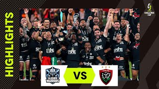 Highlights  Glasgow Warriors v RC Toulon Final  EPCR Challenge Cup 202223 [upl. by Ardnalahs]