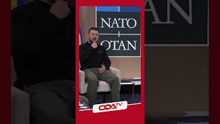 Erdoğan ve Zelensky NATO zirvesinde bir araya geldi shorts [upl. by Drapehs]