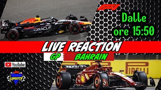 📢🏁 F1 Gp Bahrain ⚪🔴 LIVE REACTION [upl. by Acinomaj]