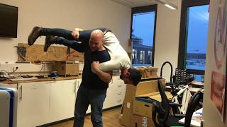 Wrestling fireman carry [upl. by Egrog]