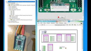 LABVIEW FPGA Numato Lab Spartan6  vLabview [upl. by Siradal]