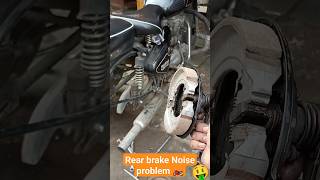 Royal Enfield Rear brake noise problem solution😇  Brake nahi lag raha hai🏍️  bullet short [upl. by Atsedom]