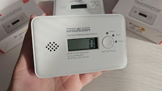 Wisualarm Wireless Interconnected Carbon Monoxide Alarm CO⚠️  unboxing install and review [upl. by Peednus448]