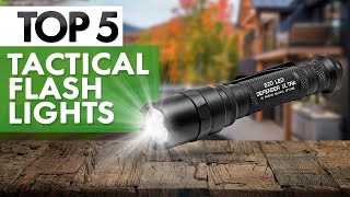 TOP 5 Best Tactical Flashlights in 2023 [upl. by Ibbor]