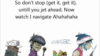 Gorillaz  Feel Good Inc Lyrics [upl. by Gardner]