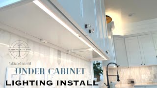 How to Install LED Under Cabinet Lighting [upl. by Odama716]