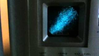 Marantz 2130 Oscilloscope Tube Zoom Video [upl. by Aidualc318]