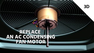 How to Replace an AC Condensing Fan Motor [upl. by Ewell]