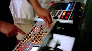 Live Performance with some equipment Korg radias and Mc 808 [upl. by Airan]