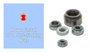 TSC 4 Selfclinching Nuts  Top screw Metal Corp [upl. by Kai]