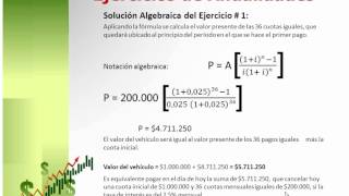 Video Tutorial 01  Introducción a las Anualidades  Matemáticas Financieras [upl. by Adrial920]