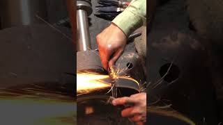 Knife Blade Polishing Process hardwork ironsmith viralvideo knifematerial knifemanufacturer [upl. by Ajdan]