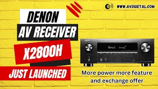 DENON AVR X2800H Upgrade Your Home Theater [upl. by Aserehs719]