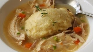 Chicken amp Dumplings  Stewed Chicken with Thyme Creme Fraiche Dumplings [upl. by Tedmund]