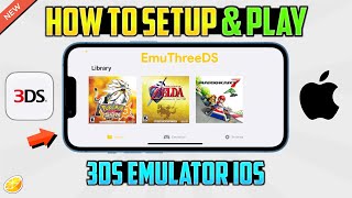 NEW EmuThreeDS  SetupBest SettingsGameplay  3DS Emulator For iOS [upl. by Dominick]