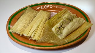 TAMALES CON CARNE DE PUERCO EN SALSA VERDE [upl. by Alburg]