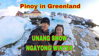 UNANG SNOW NIYA NGAYONG TAON DITO SA GREENLAND [upl. by Aivon45]