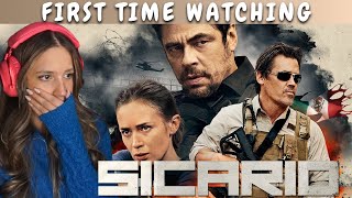 Sicario 2015 ☾ MOVIE REACTION  FIRST TIME WATCHING [upl. by Karel647]