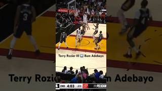 Terry Rozier III to Bam Adebayo Alley Oop nba heatculture [upl. by Chenay]