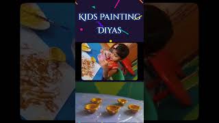 Kids Paint Diyas for Diwali  Creative Fun at Kridashala Preschool Medavakkam [upl. by Buchanan]