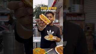 Overhyped food places 🙂‍↔️😱Foodoverhypedkachori chandnichowkstreetfood shorts [upl. by Reerg]