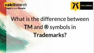 What is the difference between TM and R symbol [upl. by Aikemal169]