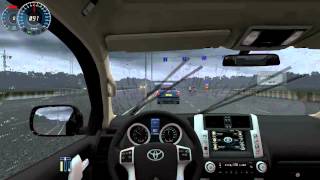 City Car Driving  Toyota Land Cruiser Prado  Download link [upl. by Ainitsirhc]