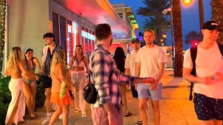 Spring Break 2023  Fort Lauderdale Beach on Saturday Night [upl. by Ecertak]