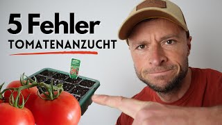 Tomaten aussäen und vorziehen 5 fatale FEHLER [upl. by Deehsar]