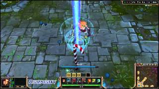 Slay Belle Katarina Not Sleigh Bell  Skin Emotes  League of Legends [upl. by Nedgo564]